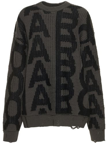 Monogram Distressed Sweater - MARC JACOBS - Modalova