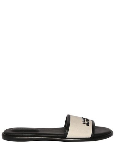 Mm Vikee-gz Leather & Canvas Flats - ISABEL MARANT - Modalova