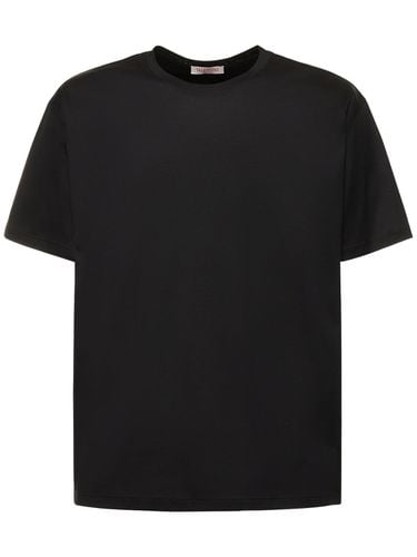 Cotton Jersey T-shirt - VALENTINO - Modalova