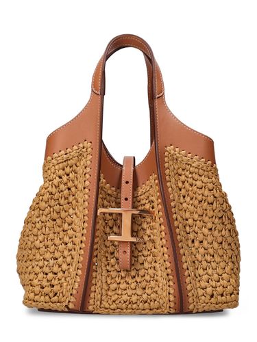 Shopping Mini T Crochet Tote Bag - TOD'S - Modalova