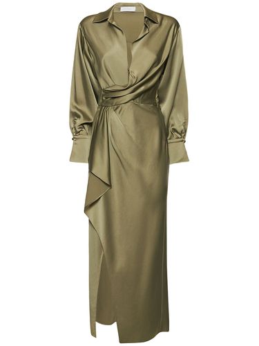 Talita Satin Midi Shirt Dress - SIMKHAI - Modalova