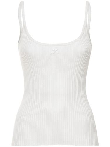 Tank Top In Maglia - COURREGES - Modalova