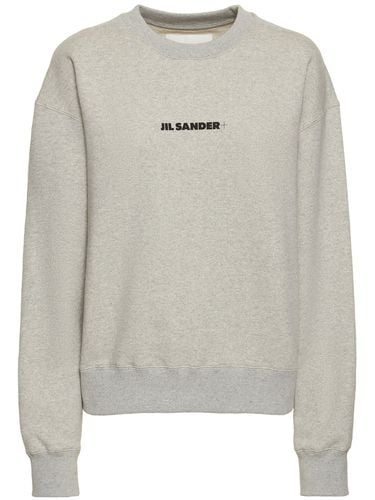 Sudadera De Jersey De Algodón Con Logo - JIL SANDER - Modalova