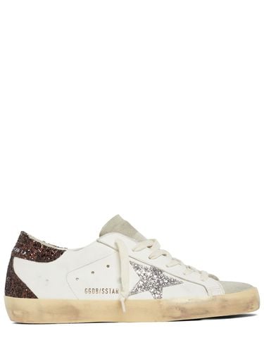 Mm Sneakers Aus Leder & Wildleder "super Star" - GOLDEN GOOSE - Modalova