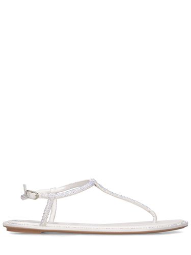 Mm Embellished Satin Thong Sandals - RENÉ CAOVILLA - Modalova