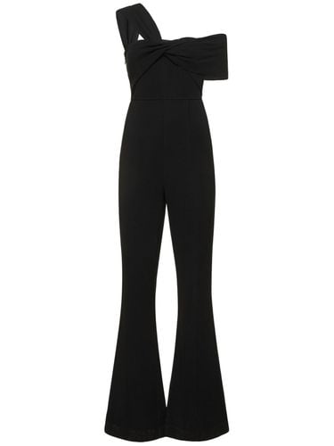 Asymmetric Stretch Viscose Cady Jumpsuit - ROLAND MOURET - Modalova