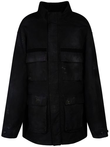 Double Front Cotton Military Parka - BALENCIAGA - Modalova