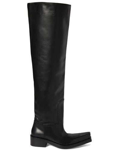 Santiago Leather Boots - BALENCIAGA - Modalova