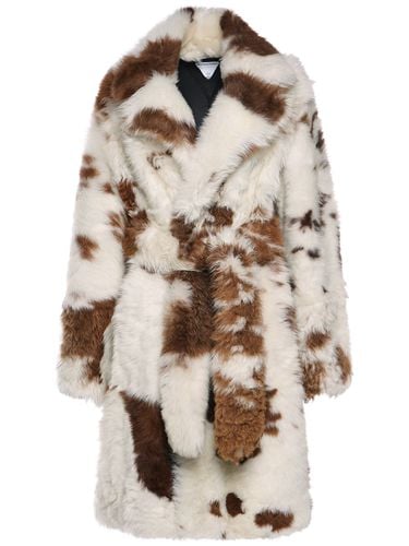 Cappotto Regular Fit In Shearling - BOTTEGA VENETA - Modalova