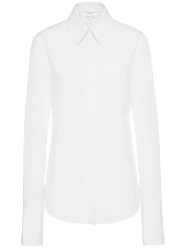 Oste Fitted Cotton Poplin Shirt - SPORTMAX - Modalova