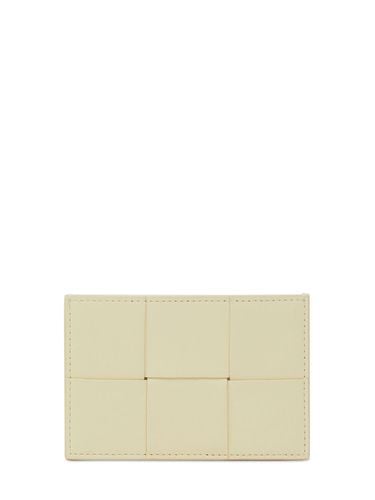 Cassette Leather Credit Card Case - BOTTEGA VENETA - Modalova