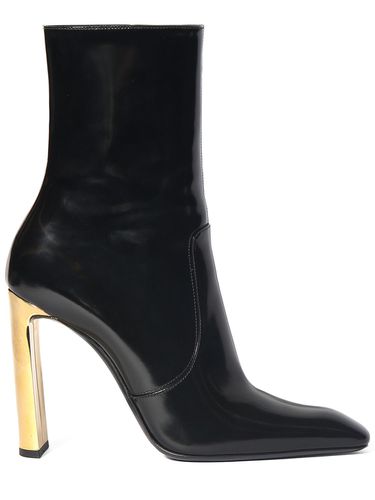 Mm Auteuil Leather Ankle Boots - SAINT LAURENT - Modalova