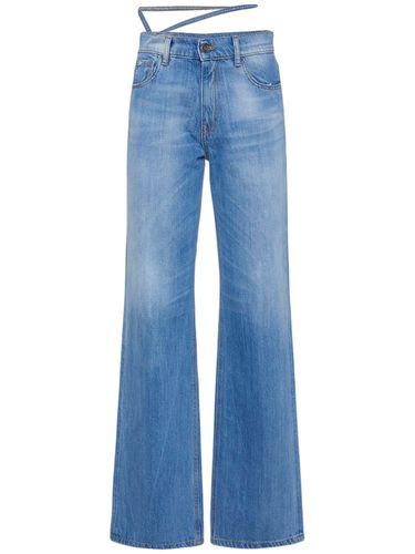 Cotton Denim Boyfriend Jeans - NENSI DOJAKA - Modalova