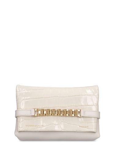 Lvr Exclusive Pouch Efecto Cocodrilo Con Cadena - VICTORIA BECKHAM - Modalova