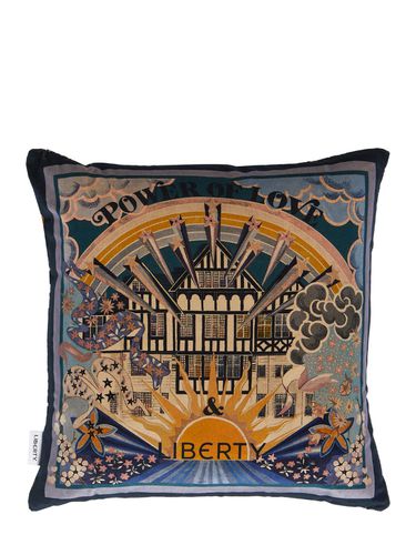 Power Of Love Velvet Cushion - LIBERTY - Modalova