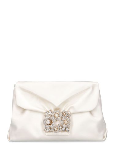 Rv Bouquet Drape Satin Clutch - ROGER VIVIER - Modalova