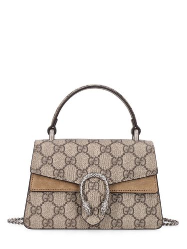 Borsa Super Mini In Tela - GUCCI - Modalova