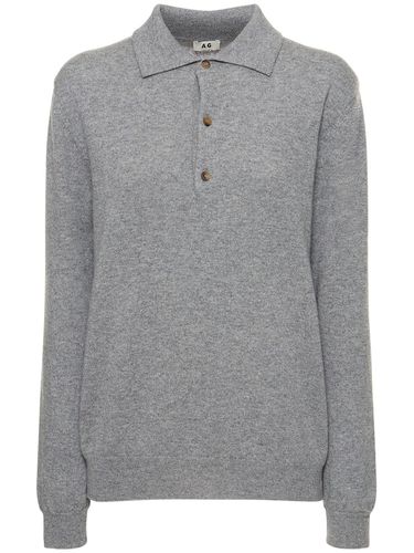 Niccolò Cashmere Polo Shirt - ANNAGRETA - Modalova