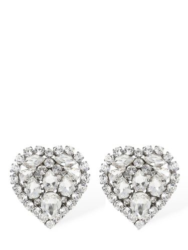 Crystal Heart Earrings - ALESSANDRA RICH - Modalova