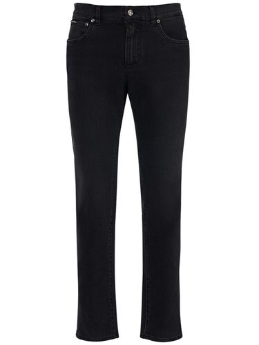 Jeans De Denim Stretch Lavado - DOLCE & GABBANA - Modalova