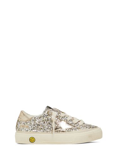 Sneakers May Con Glitter Y Cordones - GOLDEN GOOSE - Modalova