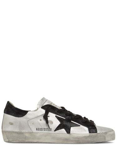 Mm Super-star Metallic Leather Sneaker - GOLDEN GOOSE - Modalova