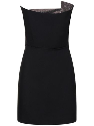 Strapless Wool & Silk Mini Dress - ROLAND MOURET - Modalova