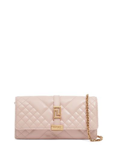 Bolsa Mini De Piel Pespunteada - VERSACE - Modalova