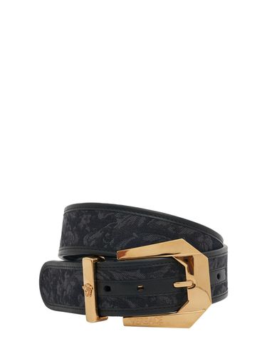 Mm Tech Jacquard Belt - VERSACE - Modalova