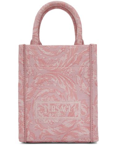 Borsa Shopping Mini Barocco Jacquard - VERSACE - Modalova