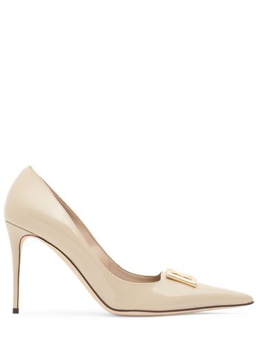 Mm Hohe Pumps Aus Leder „lollo“ - DOLCE & GABBANA - Modalova