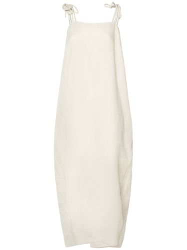 Senna Self-tie Linen Midi Dress - MAX MARA - Modalova