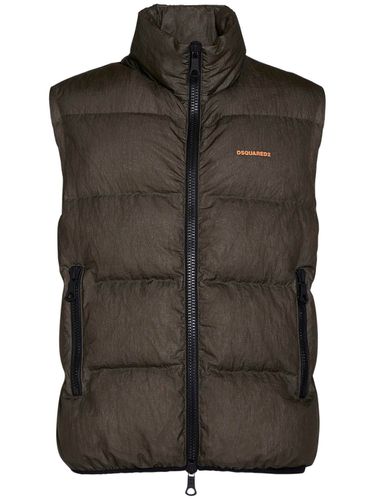 Classic Logo Nylon Puffer Vest - DSQUARED2 - Modalova