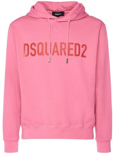 Hoodie Aus Baumwolle Mit Logodruck - DSQUARED2 - Modalova