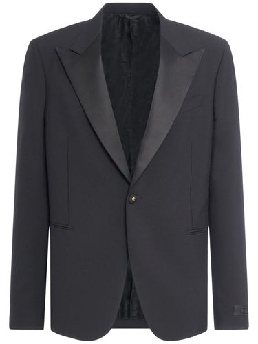 Blazer Aus Woll/mohairmischung - VERSACE - Modalova