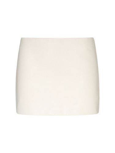 Jett Short Leather Skirt - KHAITE - Modalova