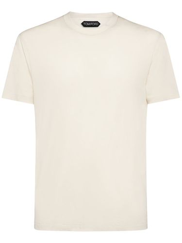 Camiseta De Algodón - TOM FORD - Modalova