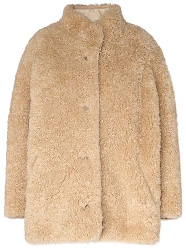 Carolina Furry Coat - MARANT ETOILE - Modalova