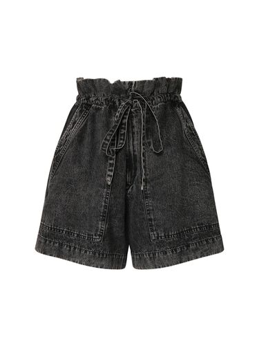 Shorts Con Cintura Alta Y Cordón - MARANT ETOILE - Modalova