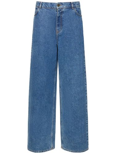 Jeans Anchos De Denim De Algodón - PHILOSOPHY DI LORENZO SERAFINI - Modalova