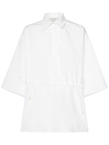 Camicia In Popeline Di Cotone / Coulisse - MAX MARA - Modalova