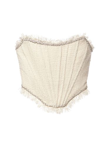 Bustier De Bouclé Sin Tirantes - GIUSEPPE DI MORABITO - Modalova