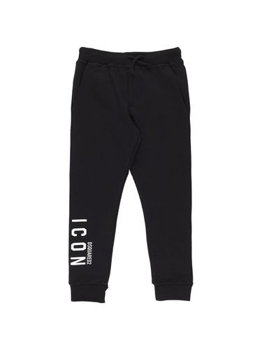 Pantalones Deportivos De Algodón Con Logo - DSQUARED2 - Modalova