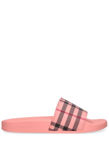 Mm Furley Rubber Pool Slides - BURBERRY - Modalova