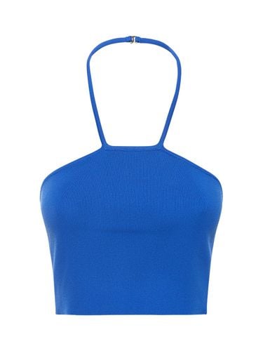 Beso Cropped Viscose Halter Top - SIMON MILLER - Modalova