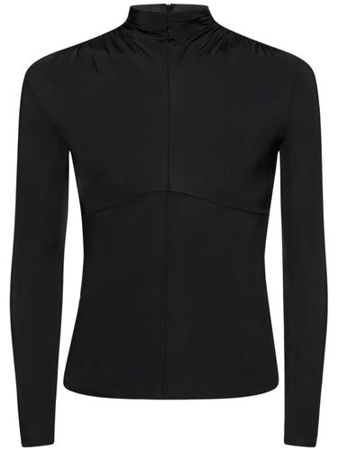 Top In Jersey Di Viscosa Drappeggiato - JIL SANDER - Modalova