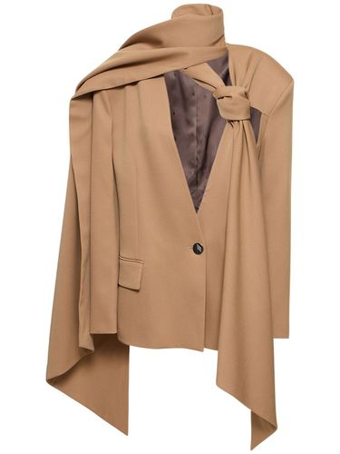 Blazer Oversize De Lana - THE ATTICO - Modalova