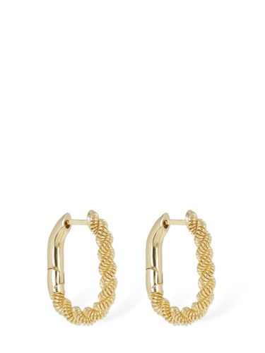 Grace Hoop Earrings - FEDERICA TOSI - Modalova