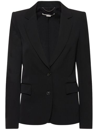 Blazer De Sarga De Lana - STELLA MCCARTNEY - Modalova