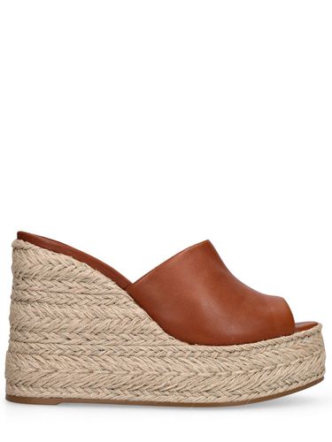 Mm Ariella Leather & Raffia Wedges - CHRISTIAN LOUBOUTIN - Modalova